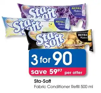 Clicks Sta-Soft Fabric Conditioner Refill offer