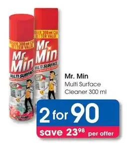 Clicks Mr. Min Multi Surface Cleaner offer
