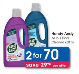 Clicks Handy Andy All in 1 Floor Cleaner offer
