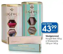 Clicks Wedgewood Nougat Bars or Sharepacks offer