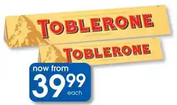 Clicks Toblerone Chocolates or Mini Pouch offer