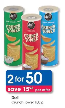Clicks Deli Crunch Tower offer