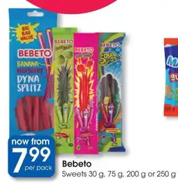 Clicks Bebeto Sweets offer