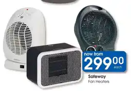 Clicks Safeway Fan Heaters offer