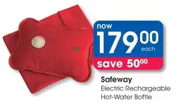 Clicks Safeway Electric Rechargeable Hot-Water Bottle offer