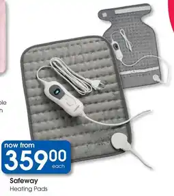 Clicks Safeway Heating Pads offer