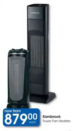 Clicks Kambrook Tower Fan Heaters offer