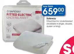 Clicks Safeway Fitted Electric Underblanket offer