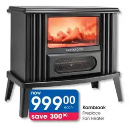 Clicks Kambrook Fireplace Fan Heater offer