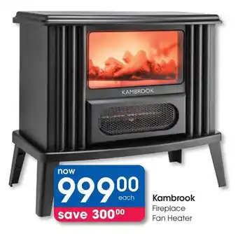 Clicks Kambrook Fireplace Fan Heater offer