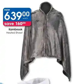 Clicks Kambrook Heated Shawl offer