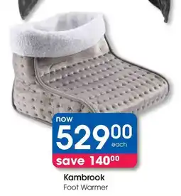 Clicks Kambrook Foot Warmer offer