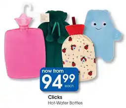 Clicks Clicks Hot-Water Bottles offer