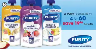 Clicks Purity Pouches offer