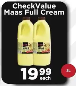 Check Star CheckValue Maas Full Cream offer