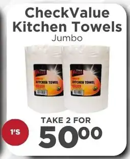 Check Star CheckValue Kitchen Towels Jumbo offer