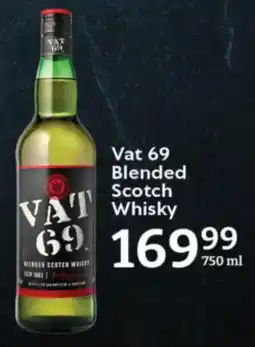 Oxford Freshmarket Vat 69 Blended Scotch Whisky offer