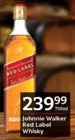 Oxford Freshmarket Johnnie Walker Red Label Whisky offer