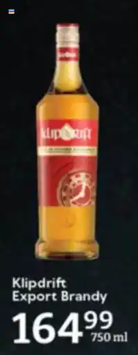 Oxford Freshmarket Klipdrift Export Brandy offer