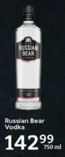 Oxford Freshmarket Russian Bear Vodka offer