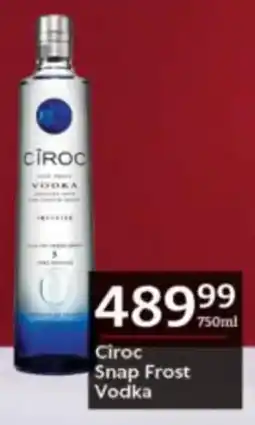 Oxford Freshmarket Ciroc Snap Frost Vodka offer