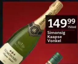 Oxford Freshmarket Simonsig Kaapse Vonkel offer