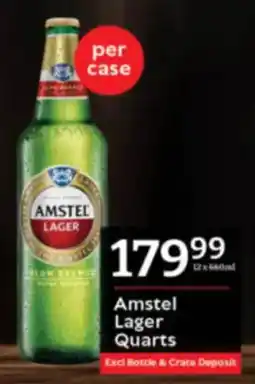 Oxford Freshmarket Amstel Lager Quarts offer