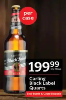 Oxford Freshmarket Carling Black Label Quarts offer
