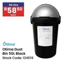 Africa Cash and Carry Otima Dust Bin Black offer