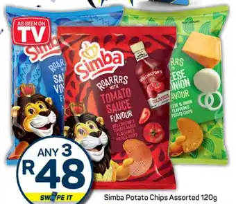 Pick n Pay Hypermarket Simba Potato Chips Assorted offer
