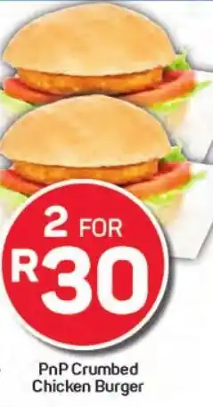 Pick n Pay Hypermarket PnP Crumbed Chicken Burger offer