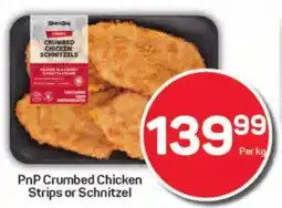 Pick n Pay Hypermarket PnP Crumbed Chicken Strips or Schnitzel offer