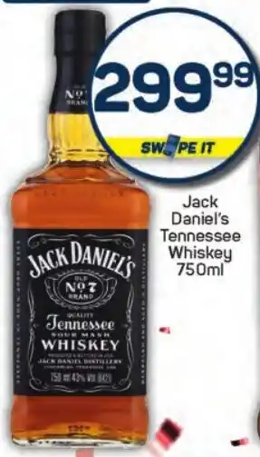 Pick n Pay Hypermarket Jack Daniel's Tennessee Whiskey offer