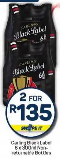 Pick n Pay Hypermarket Carling Black Label Non-returnable Bottles offer