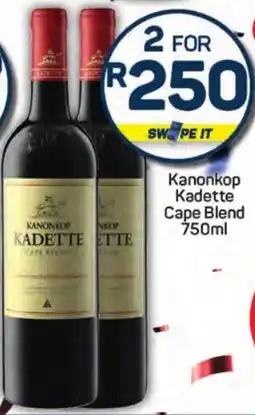 Pick n Pay Hypermarket Kanonkop Kadette Cape Blend offer