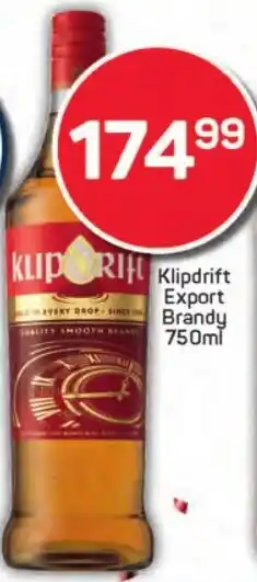 Pick n Pay Hypermarket Klipdrift Export Brandy offer