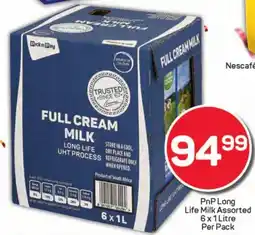 Pick n Pay Hypermarket PnP Long Life Milk Assorted offer