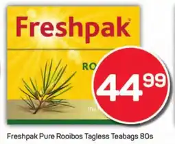 Pick n Pay Hypermarket Freshpak Pure Rooibos Tagless Teabags offer