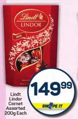 Pick n Pay Hypermarket Lindt Lindor Cornet Assorted offer