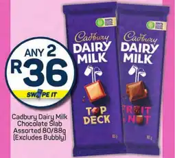 Pick n Pay Hypermarket Cadbury Dairy Milk Chocolate Slab Assorted offer