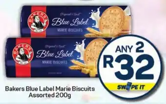Pick n Pay Hypermarket Bakers Blue Label Marie Biscuits Assorted offer