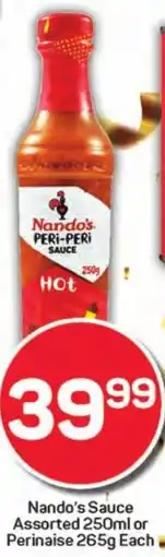 Pick n Pay Hypermarket Nando's Sauce Assorted or Perinaise offer