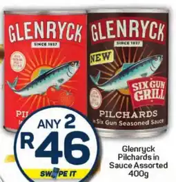 Pick n Pay Hypermarket Glenryck Pilchards in Sauce Assorted offer