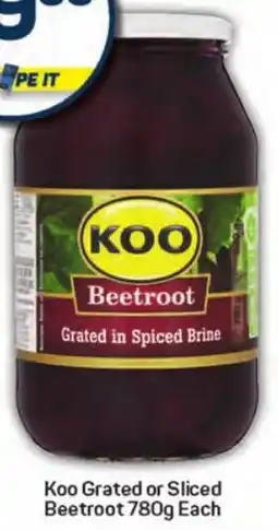Pick n Pay Hypermarket Koo Grated or Sliced Beetroot offer