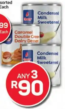 Pick n Pay Hypermarket Clover Condensed Milk or Caramel Condensed Milk offer