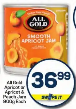 Pick n Pay Hypermarket All Gold Apricot or Apricot & Peach Jam offer