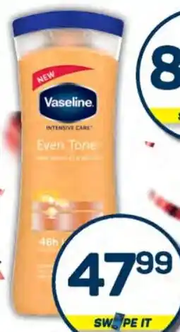 Pick n Pay Hypermarket Vaseline Body Lotion or Cream Assorted offer