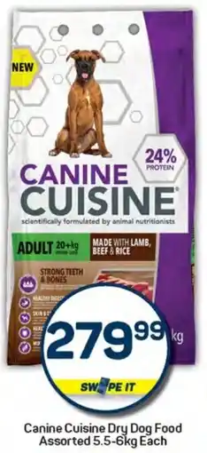 Pick n Pay Hypermarket Canine Cuisine Dry Dog Food Assorted offer