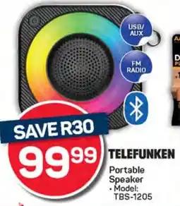 Pick n Pay Hypermarket TELEFUNKEN Portable Speaker offer