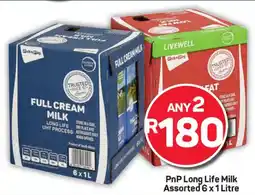Pick n Pay Hypermarket PnP Long Life Milk Assorted offer